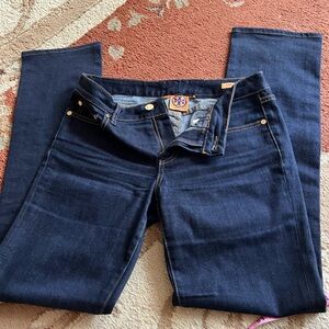 Tory Burch mid-rise straight leg jeans size L